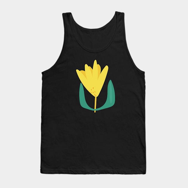 Mellow Yellow Tank Top by Loo McNulty Design